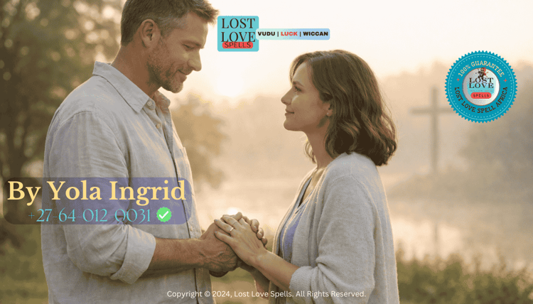 A calm couple holding hands in soft morning light, representing forgiveness, respectful reconnection, and God-aligned relationship restoration.