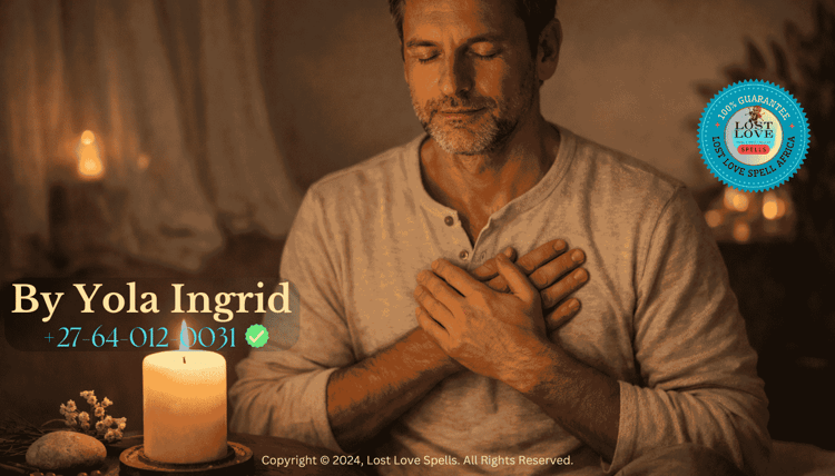 A peaceful meditation space with a candle and rose quartz crystal, representing stillness, heart healing, and spiritual alignment for love work.