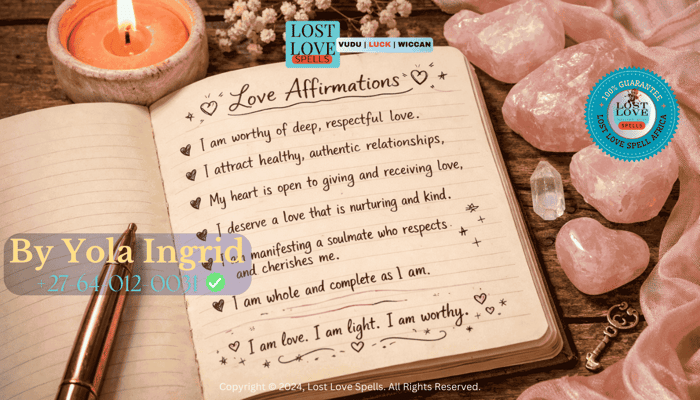 Affirmations & Positive Thinking: Preparing Your Mind for Love Spells