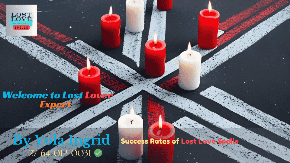 A person standing at a crossroad with candles, symbolizing the decision to choose a path in love. (1)