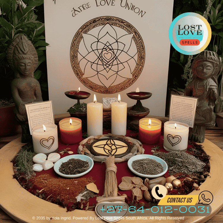 A ritual altar with rose quartz, a love candle, and a folded photo symbolizing reconnection. (1)