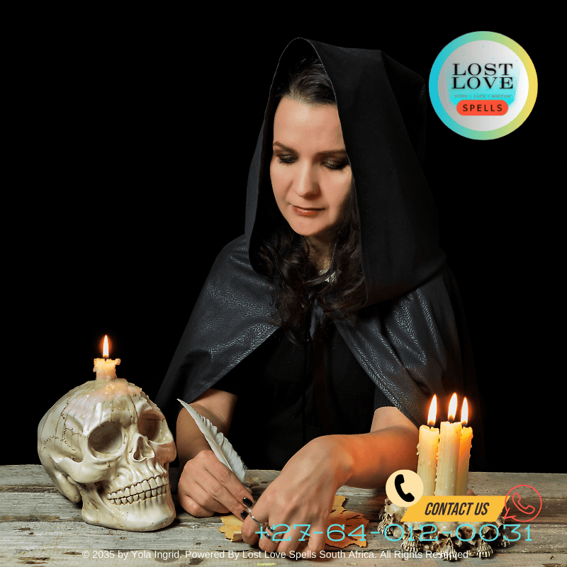 A woman preparing questions before a love spell consultation with a professional. (1)