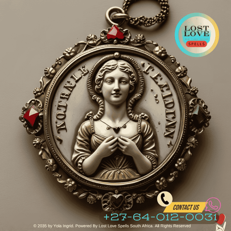 Antique French love talisman from the Napoleonic era