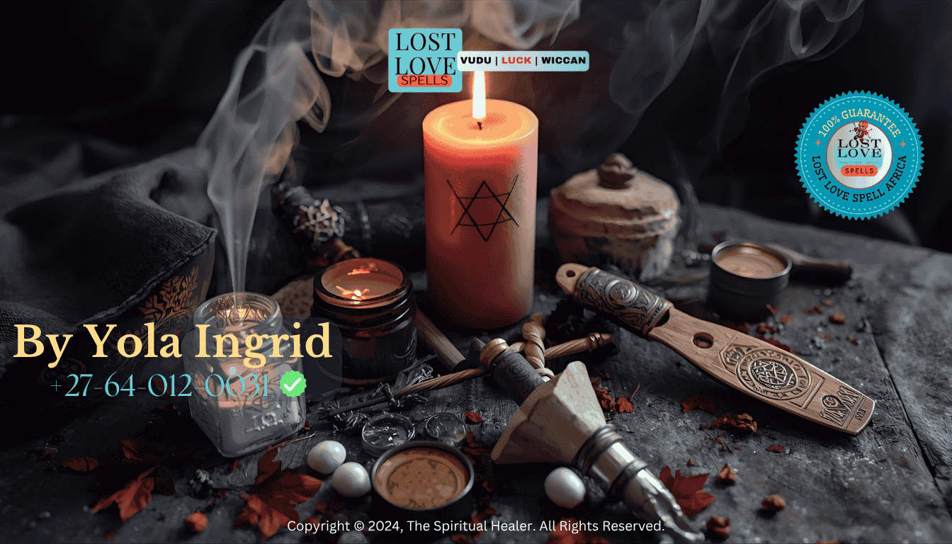 Candle and spell tools on altar during troubleshooting ritual with sage smoke. (3)