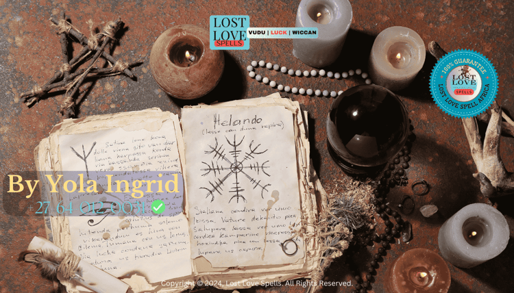 Candle and written intention on a calm table representing the typical process of a love spell ritual focused on clarity and harmony.