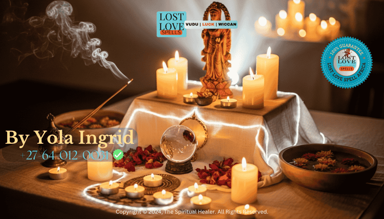 Candle-lit altar surrounded by white light, representing spiritual guides’ presence during a love ritual.