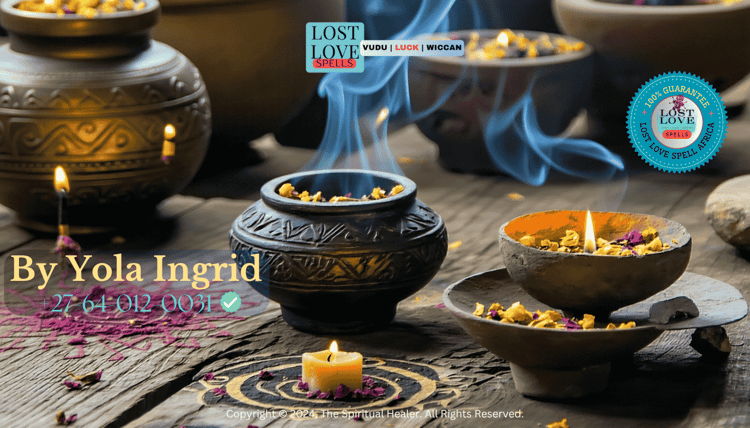 Cleansing altar space with incense after love ritual