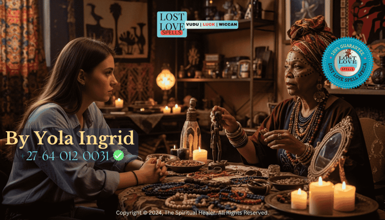 Client consultation with African love spell expert Lady Yola Ingrid 