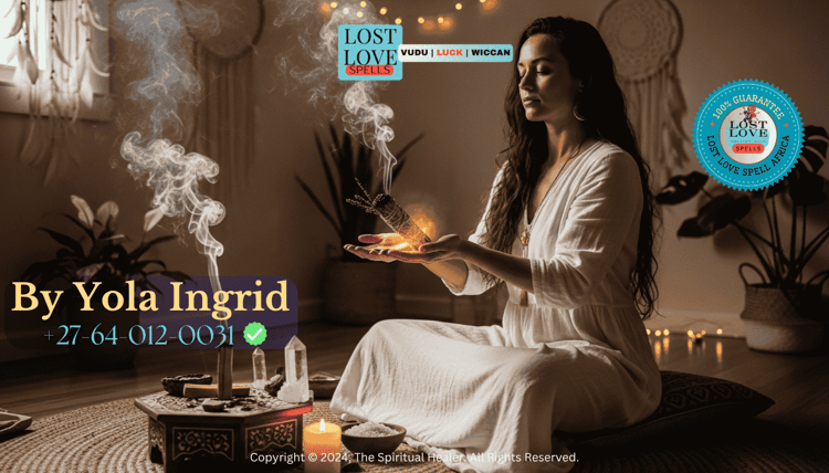 Energy cleansing ritual before performing a love spell