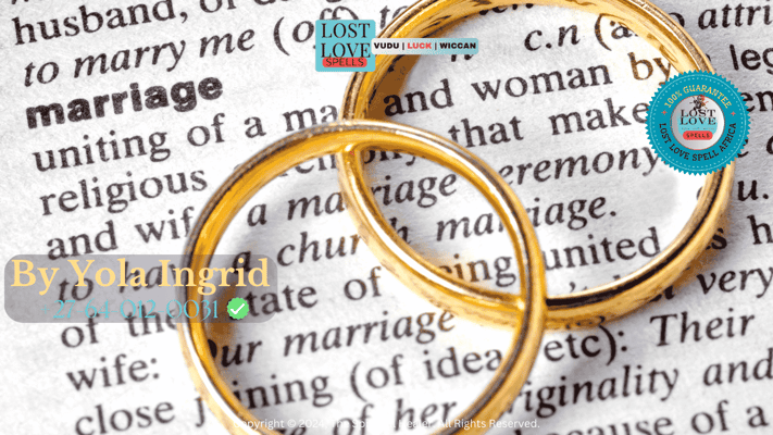 Marriage Love Spells – Strengthening Love and Harmony in Marriage
