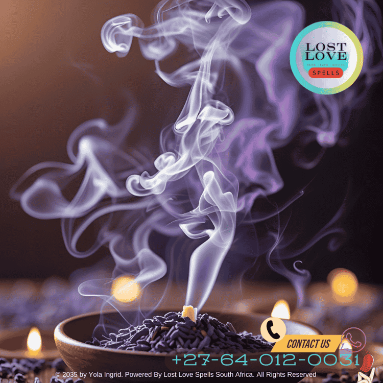 Lavender incense smoke drifting during a peaceful love ritual (1)