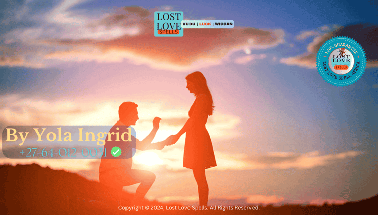 Man proposing marriage at sunset while woman says yes with emotional joy.