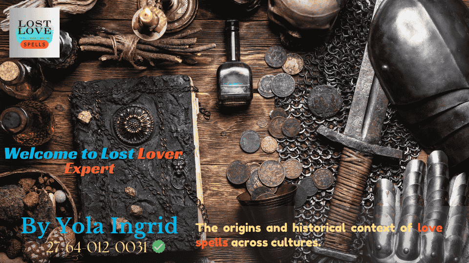 Medieval witchcraft tools used for love spells.