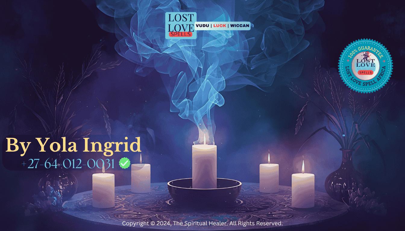 Smoke from sage and white candles cleansing a ritual altar for love magic preparation. (1)