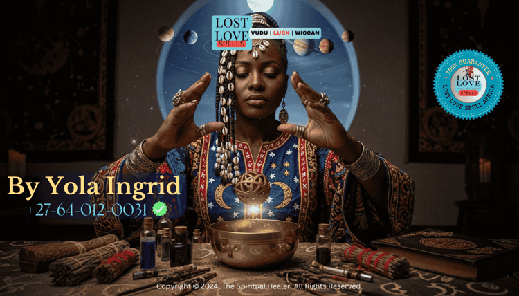 Spell caster aligning love spell with planetary movements