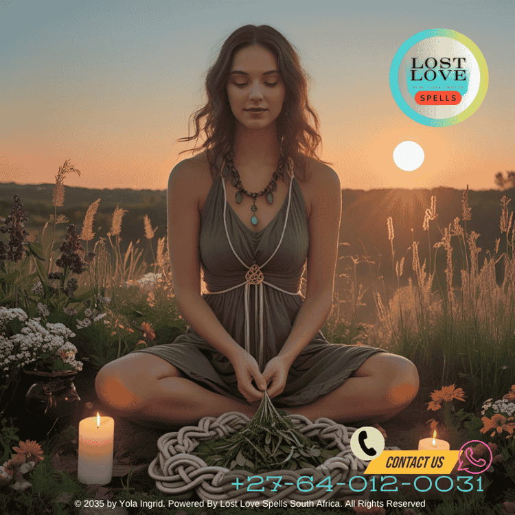 Sunrise herbal knot magic ceremony beneath a waxing moon] (1)
