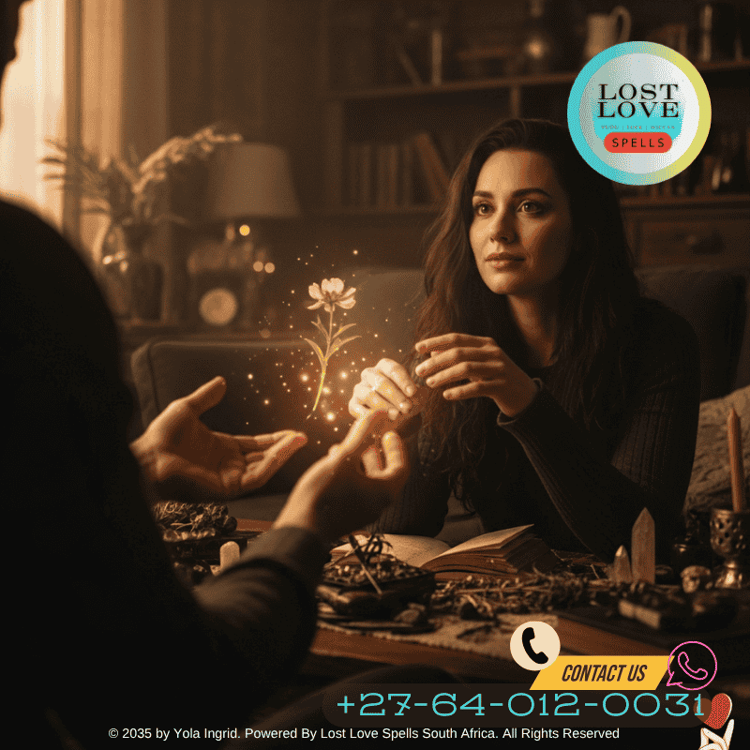Woman observing her partner’s subtle loving gestures after spell manifestation.
