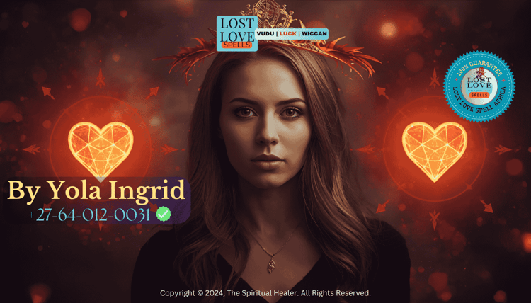 Woman surrounded by glowing heart and feather symbols, representing universal signs confirming love spell energy.